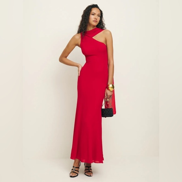 REFORMATION NWT Rosalynn Red Dress 4 - Picture 2 of 12